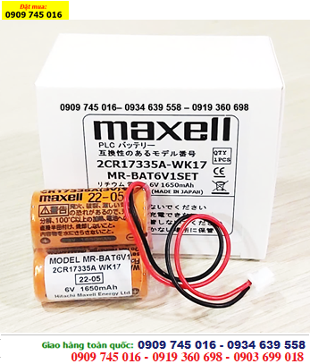 Maxell 2CR17335A; Pin PLC Maxell 2CR17335A lithium 3v Made in Japan